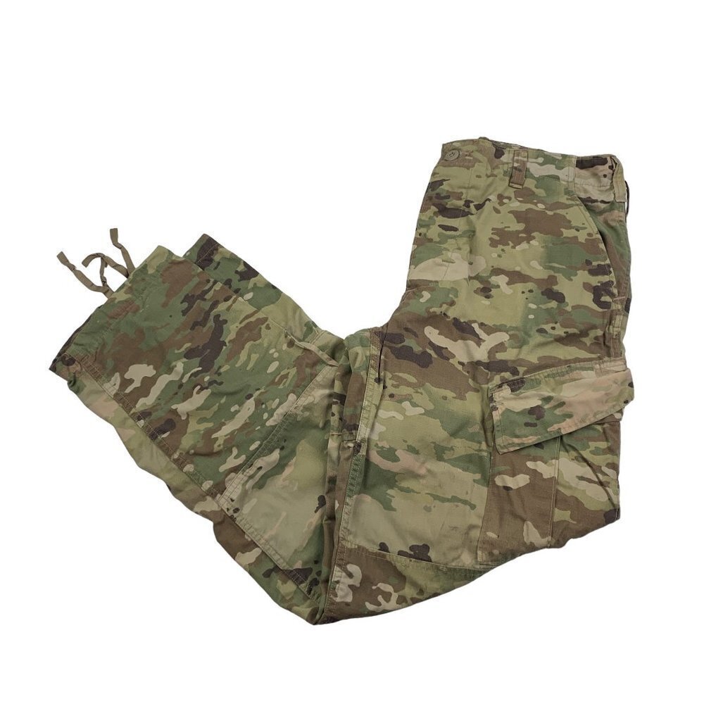 Army Camo Combat Uniform Trousers Unisex Size Medium Regular